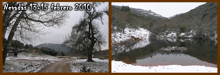 solo nev� en las sierras